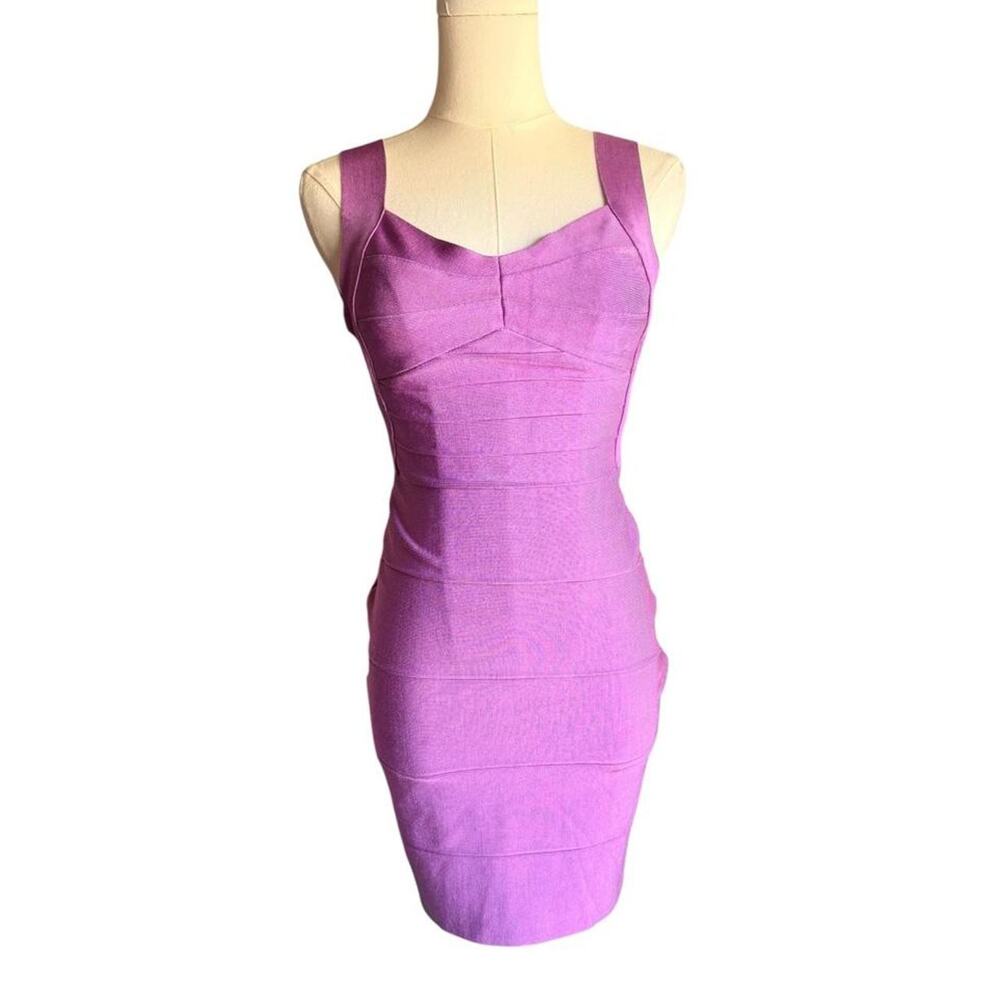 Hot miami styles purple bodycon